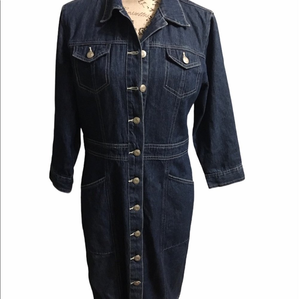 Denim dress - Picture 1 of 5